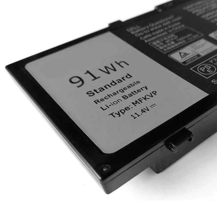 7800mAh Laptop Battery For Dell Precision 7510 / 7520, MFKVP