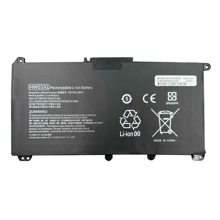3600mAh Laptop Batteries For HP 15-EG0010TX, HW03XL