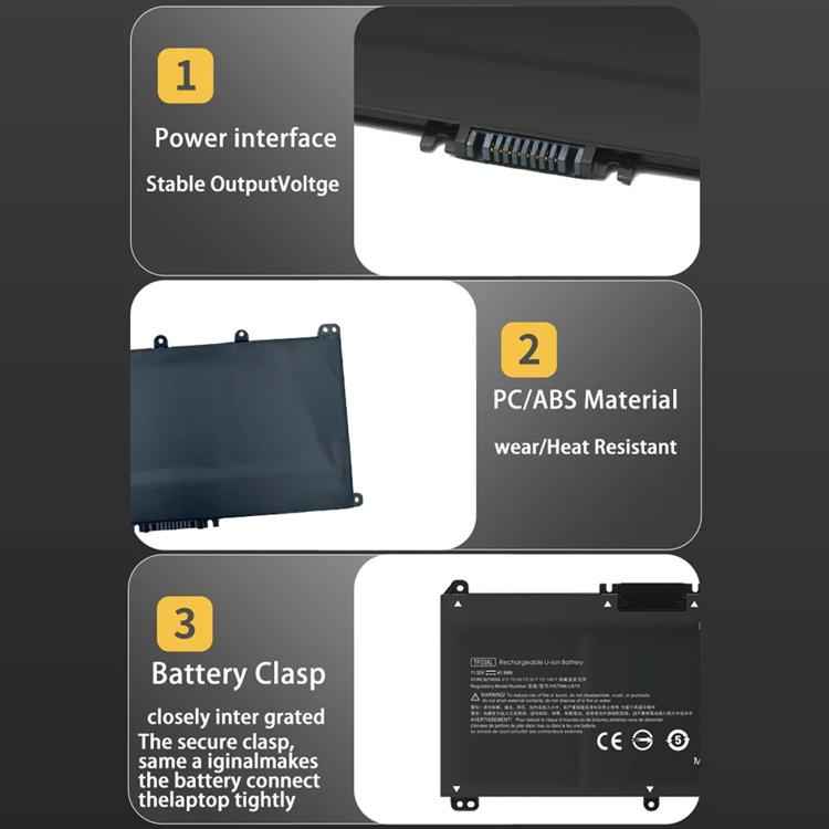 3600mAh Laptop Batteries For HP 15-CC000NO 15-CC001NA 15-CC001NF, TF03XL