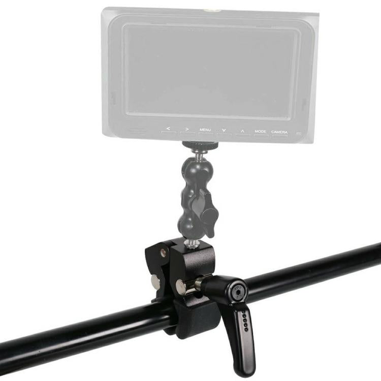 Z039 Photography Clamp 1/4 and 3/8 Thread Crab Pliers Clip For DSLR Cameras