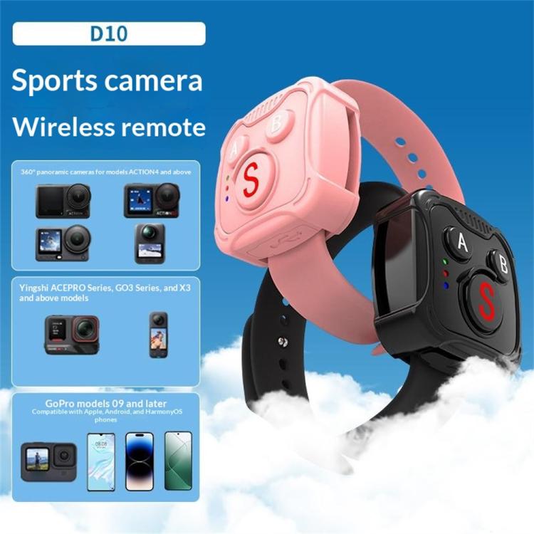 D10 Wireless Controller BT Remote Control For DJI Action, GoPro, Insta360 Action Cameras