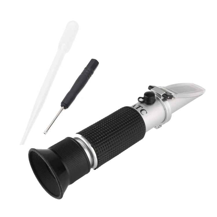 RZ136 Refractometer Fruit Wine Meter Sugar Portable Auto Brix 0~32% Alcohol 0~26% Fruit Juice Wine Sugar Meter Refractometer