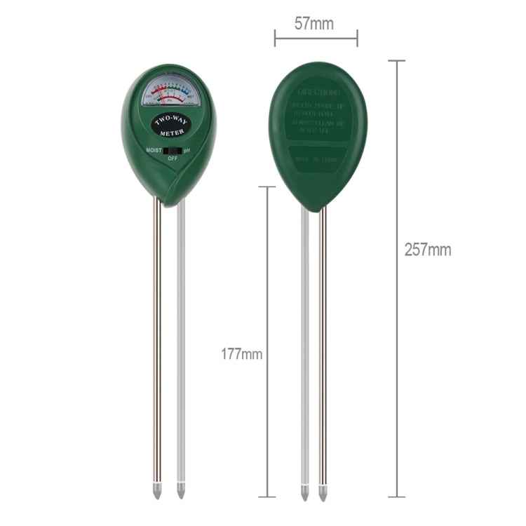 RZ103 Mini Soil PH Moisture Humidity Measuring PH Meter Soil Moisture Monitor Hygrometer Gardening Plant Farming Moisture Tester
