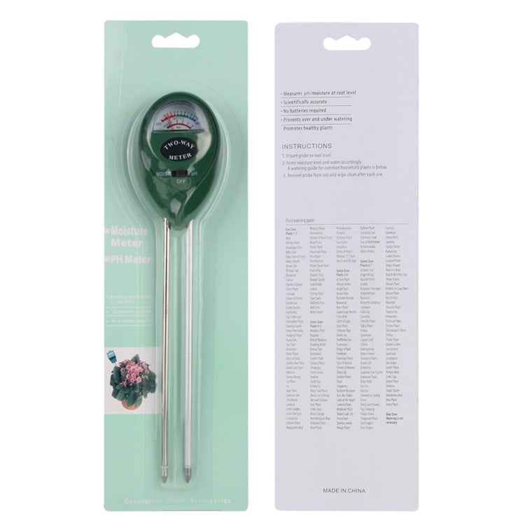 RZ103 Mini Soil PH Moisture Humidity Measuring PH Meter Soil Moisture Monitor Hygrometer Gardening Plant Farming Moisture Tester