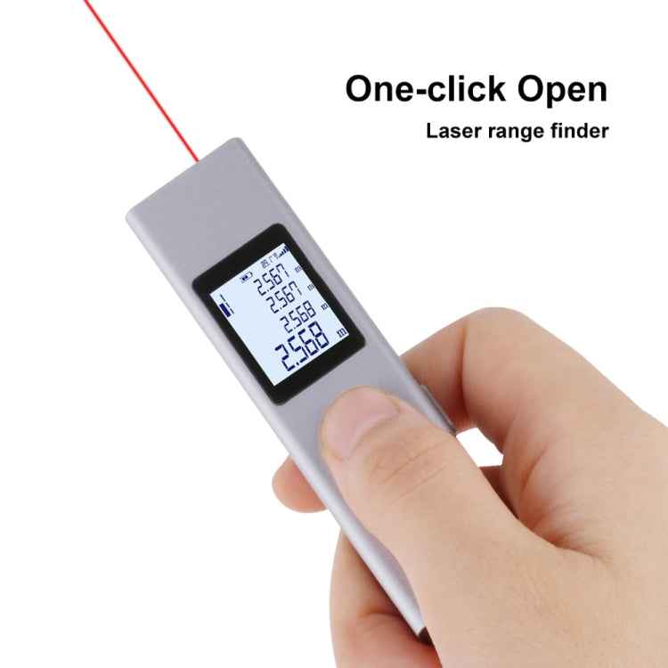 LS-1 Laser Rangefinder Distance Meter 40m Handheld Mini Rechargeable LCD Digital Laser Distance Meter 131ft Laser Range Finder