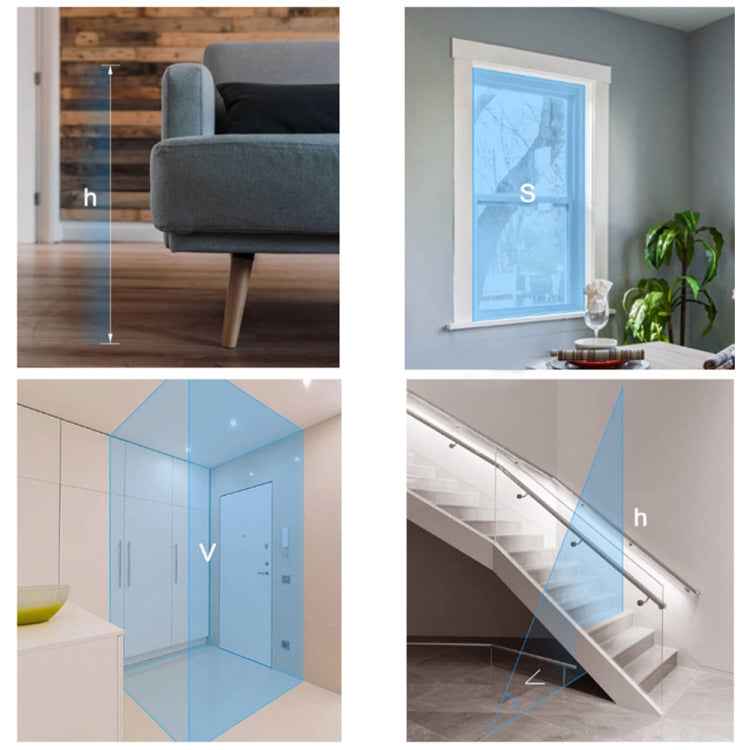 LS-1 Laser Rangefinder Distance Meter 40m Handheld Mini Rechargeable LCD Digital Laser Distance Meter 131ft Laser Range Finder