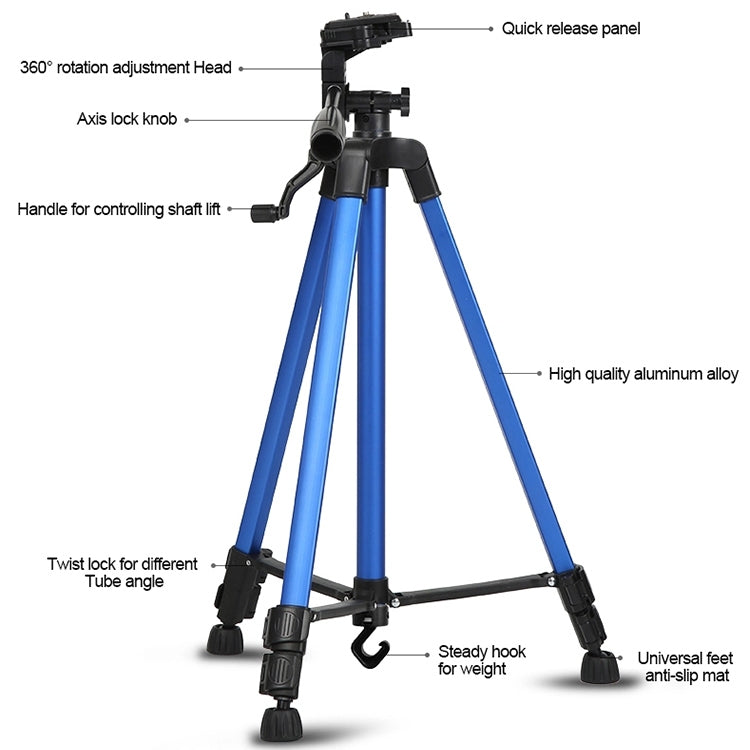 Portable Phone Live Selfie 3366 Tripod Stand DV SLR Camera Self-timer Full Light Bracket, 3366 1.4m