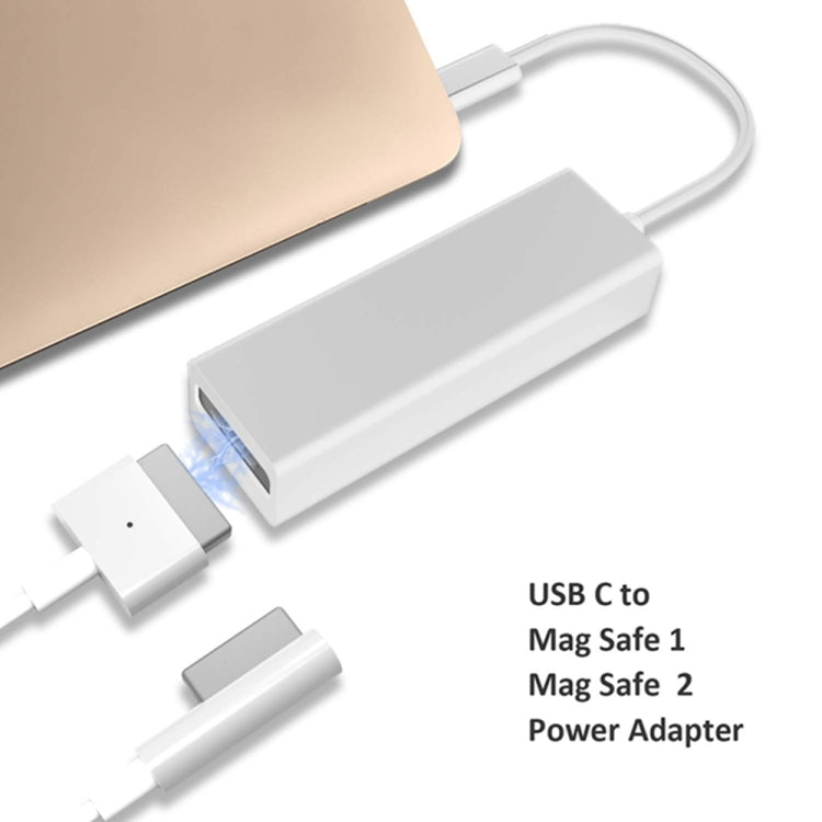 USB C to Magnetic Mag-Safe Adapter,Mag-Safe to Type C Charging Converter Adapter Compatible for MacBook Pro/Air,Nintendo Switch,Phone and Other USB C Devices, Compatible