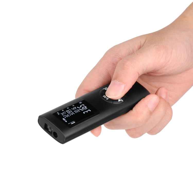 JQ-40 Mini Laser Distance Meter 40m Rechargeable Digital Handheld Laser Rangefinder Portable Laser Range Finder Build Measure