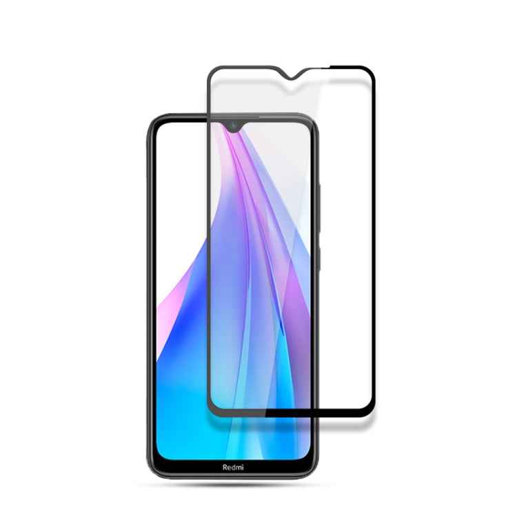 For Xiaomi Redmi Note 8T 2pcs mocolo 0.33mm 9H 2.5D Full Glue Tempered Glass Film