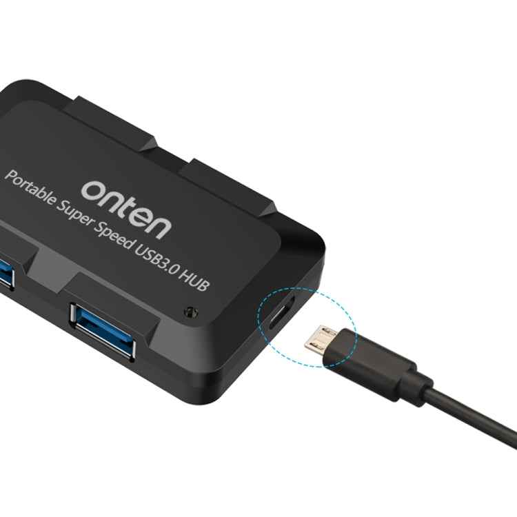 Onten 8102B USB 3.0 to USB 3.0 x 4 Adapter