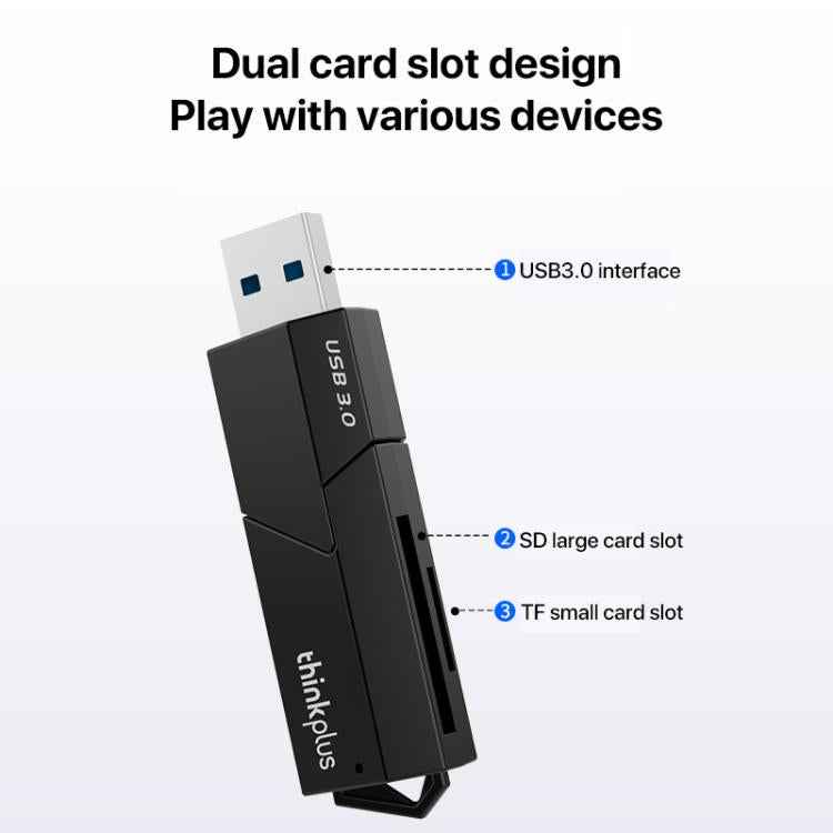 Lenovo D204 USB3.0 Two in One Card Reader