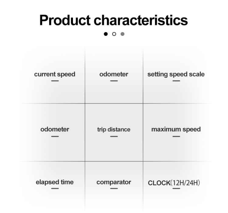 SUNDING SD-581A Bike Wired Computer Speedometer Odometer Cycling Bicycle Waterproof Measurable Temperature Stopwatch