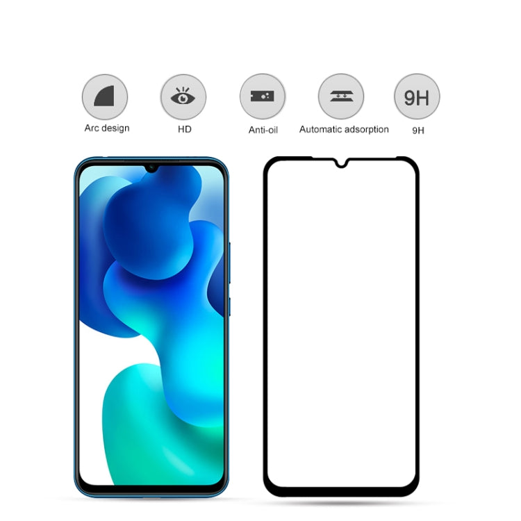 For Xiaomi Mi 10 Lite mocolo 0.33mm 9H 3D Full Glue Curved Full Screen Tempered Glass Film, For Xiaomi Mi 10 Lite