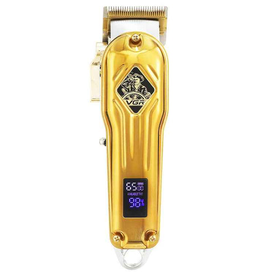 VGR V-267 10W USB Metal Hair Clipper with LED Digital Display & 5 Gears Adjustment