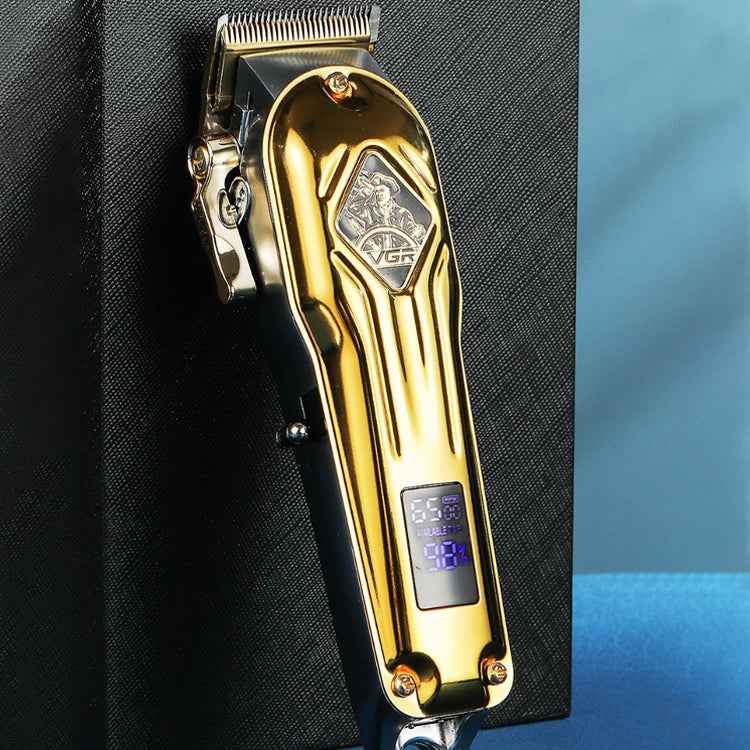 VGR V-267 10W USB Metal Hair Clipper with LED Digital Display & 5 Gears Adjustment