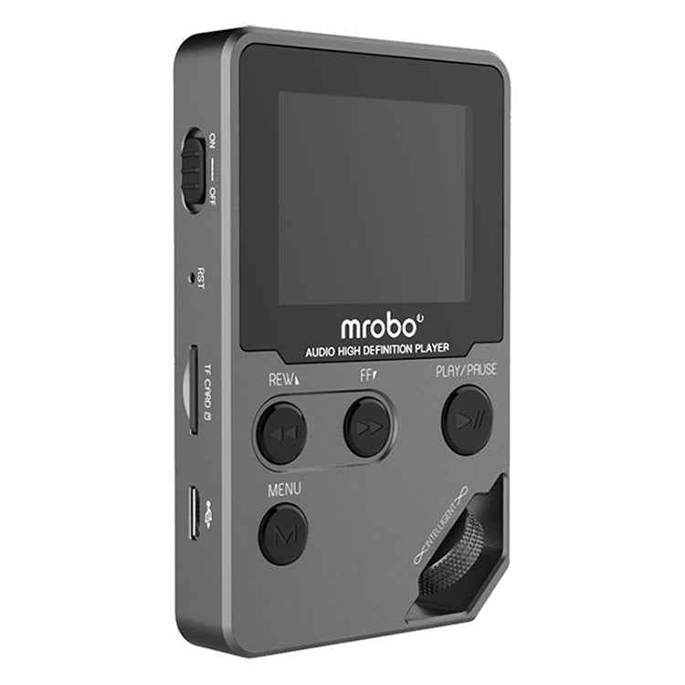 1.8 inch HIFI MP3 Player Metal High Sound Quality Entry-level Lossless Music Player, Support TF Card / FM / E-book