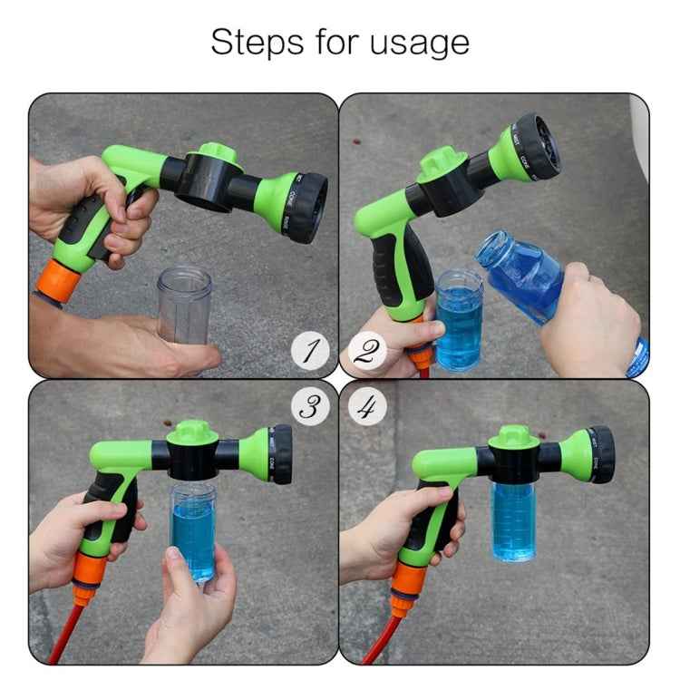 Professional Portable Multifunction Auto Foam Car Washer 3 Grade High Pressure Water Gun Cleaning Washing Foam Nozzle