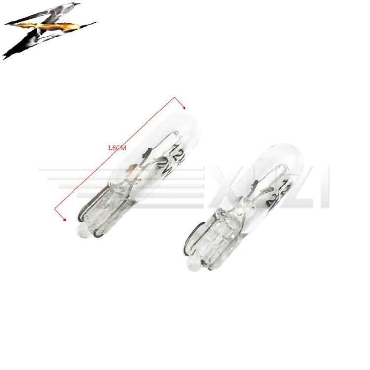 10 pcs T5 Car Instrument Meter Light Meter Replacement Lamp Amber 1.2W 12 V Lamps