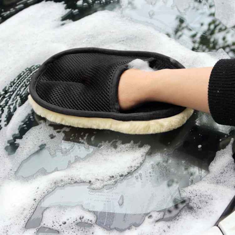 Car Styling Wool Soft Car Washing Gloves Cleaning Brush Motorcycle Washer Care Products