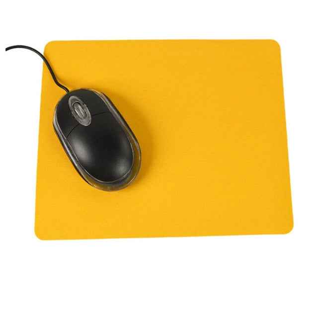 10 PCS Optical Solid Color Office Computer Anti-Slip Wrist Rests Mouse Pad