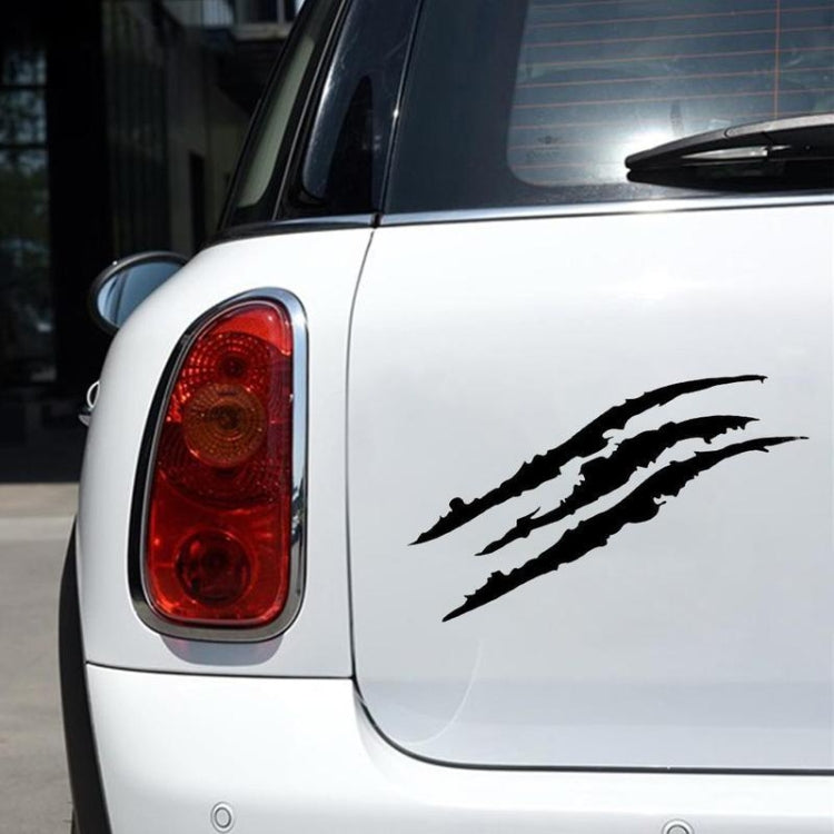 Reflective Car Sticker Monster Scratch Stripe Claw Marks Car Auto Headlight Decoration Vinyl Decal Car Stickers, Size:40X12cm