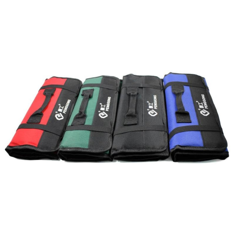 Multi-function Waterproof Oxford Carrying Folding Roll Bags Portable Storage Tool Bag, Green, Blue, Red, Black