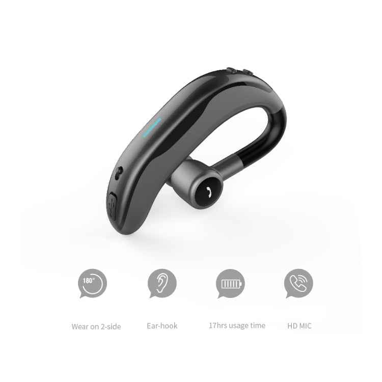 Car Handfree Wireless Ear-hook Bluetooth Earphone with Microphone