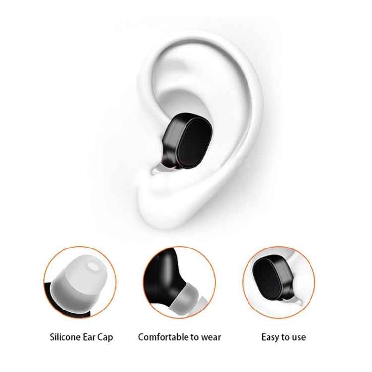 LESIRI X12 Bluetooth Headset Mini Wireless Earphone Portable USB Magnetic Charging Headset Sport Earbud Headset for iPhone