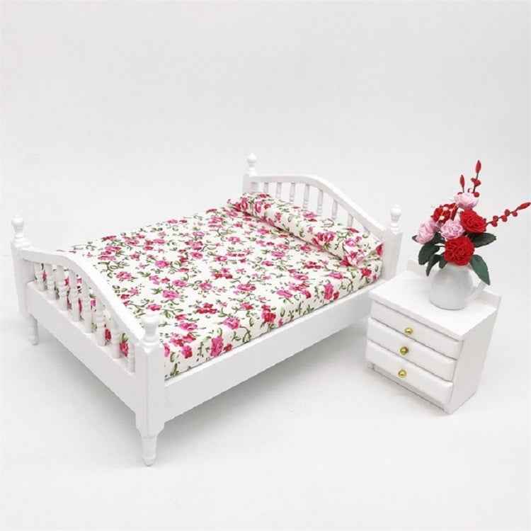 1:12 Doll House Bedroom Furniture Mini Bed