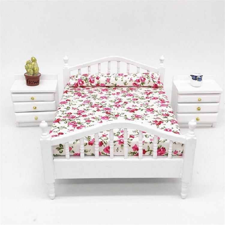 1:12 Doll House Bedroom Furniture Mini Bed, Mini Bed
