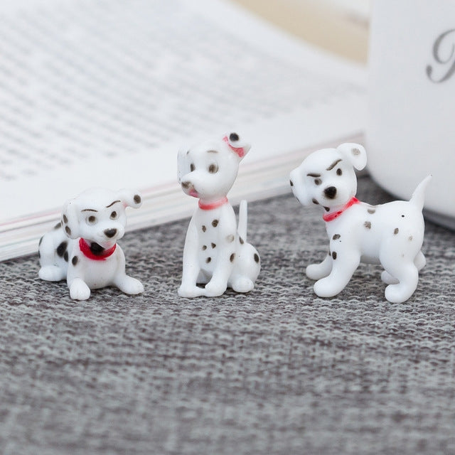 6 PCS / Set Doll House Miniature Toy Dalmatian Kitchen Living Room Micro Landscape Decoration, 6 PCS / Set Dalmatian