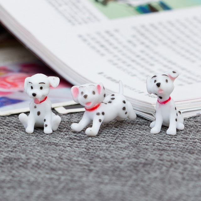 6 PCS / Set Doll House Miniature Toy Dalmatian Kitchen Living Room Micro Landscape Decoration, 6 PCS / Set Dalmatian