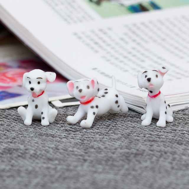 6 PCS / Set Doll House Miniature Toy Dalmatian Kitchen Living Room Micro Landscape Decoration, 6 PCS / Set Dalmatian