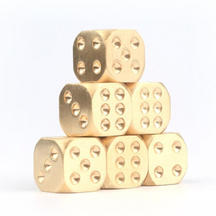 2 PCS Metal Solid Polyhedral Family Party Large Game Dice, 2 PCS Metal Polyhedral Dice