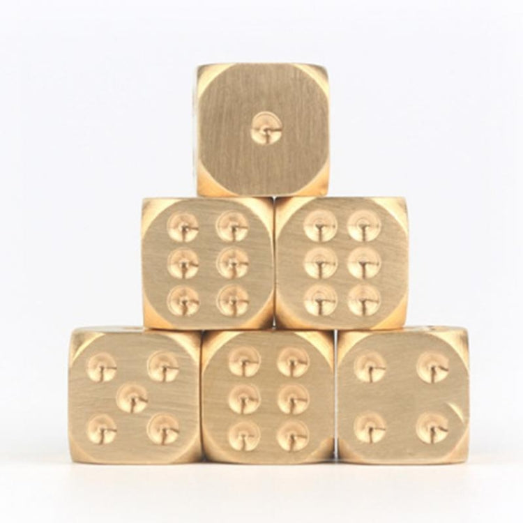 2 PCS Metal Solid Polyhedral Family Party Large Game Dice, 2 PCS Metal Polyhedral Dice