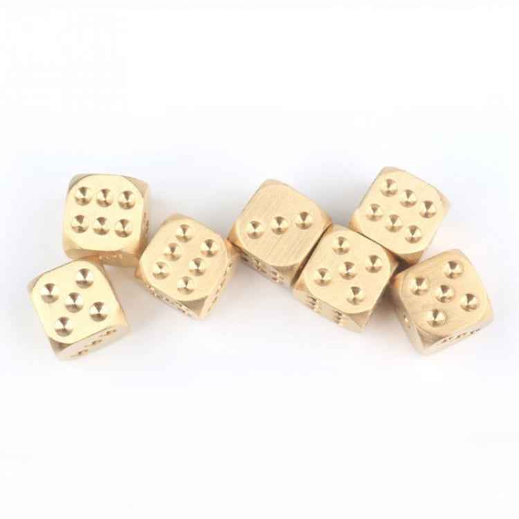 2 PCS Metal Solid Polyhedral Family Party Large Game Dice