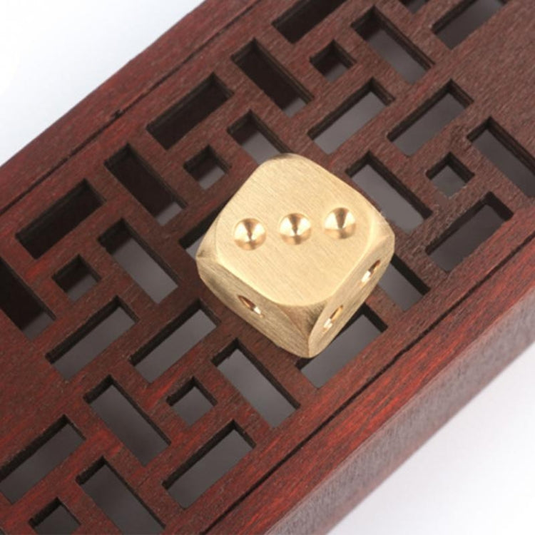 2 PCS Metal Solid Polyhedral Family Party Large Game Dice, 2 PCS Metal Polyhedral Dice