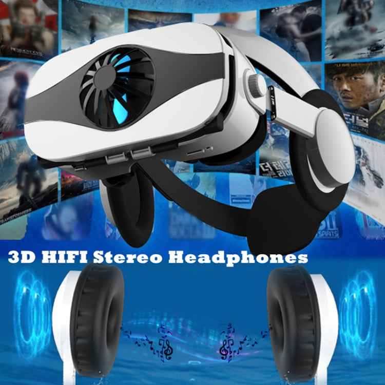FiitVR 5F Headset Version Fan Cooling Virtual Reality Glasses 3D Glasses Deluxe Edition Helmets Smartphone Optional Controller