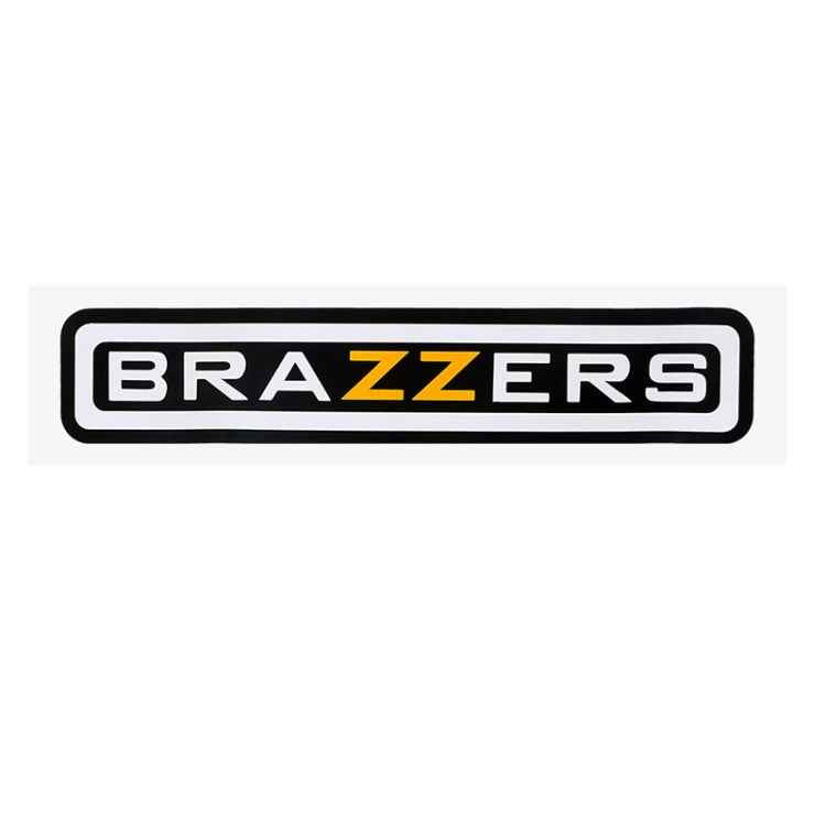 10 PCS  BRAZZERS Car Sticker Auto Decals foe Car Styling, Size: 4.9x22.5cm