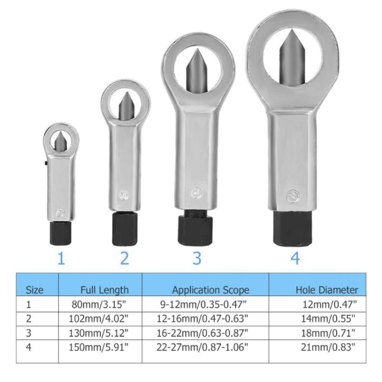 4-in-1 Rust Nut Separator Nut Remover