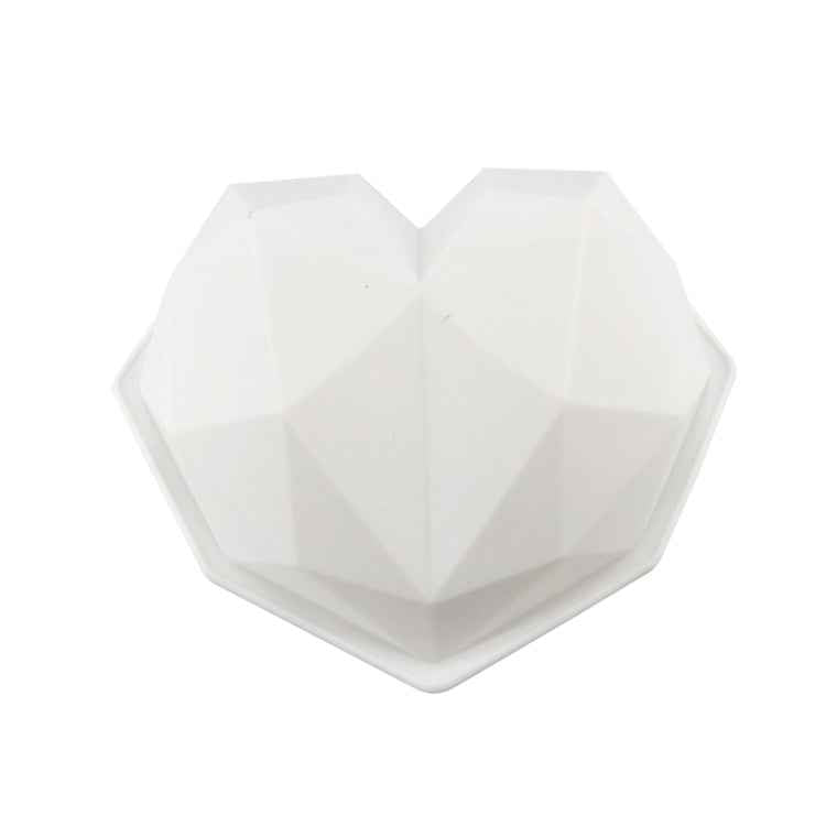 3 PCS Diamond Love DIY Cake Silicone Mold Sponge Baking Tool Chiffon Mousse Dessert Mold