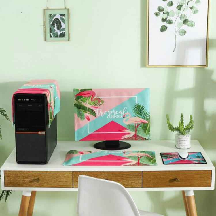 3 in 1 Simple Desktop Computer PC Dust Cover, 17-19 inch, 20-22 inch, 23-24 inch, 25-27 inch