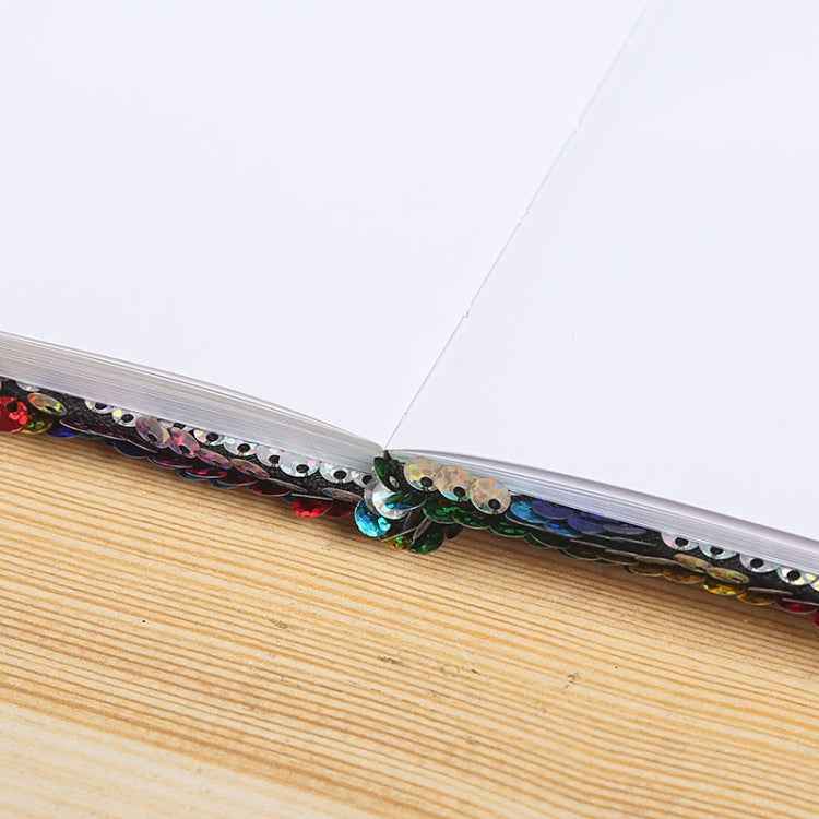Creative Stationery Letter Fish Scale Notebook Sequin Flip Business Office Notepad