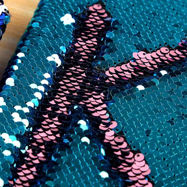 Creative Stationery Letter Fish Scale Notebook Sequin Flip Business Office Notepad