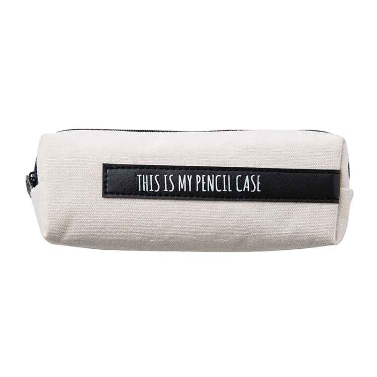 Creative School Pencil Case Simple Solid Color Large Pen Bag, Pen Bag