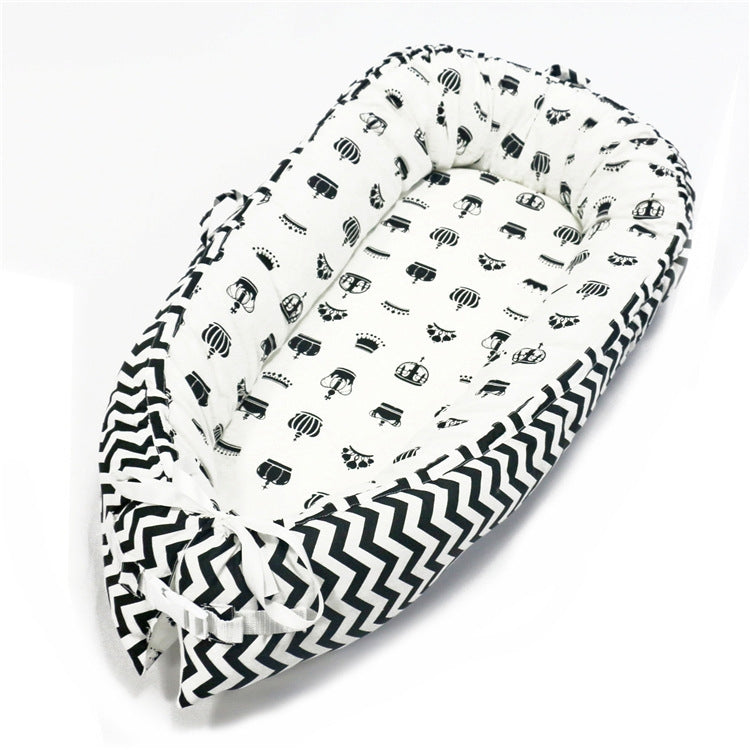 80*50cm Baby Bed Newborn Nursing Bionic Bed Crib Cot Baby Sleeping Artifact Bed Travel Bed Bumper