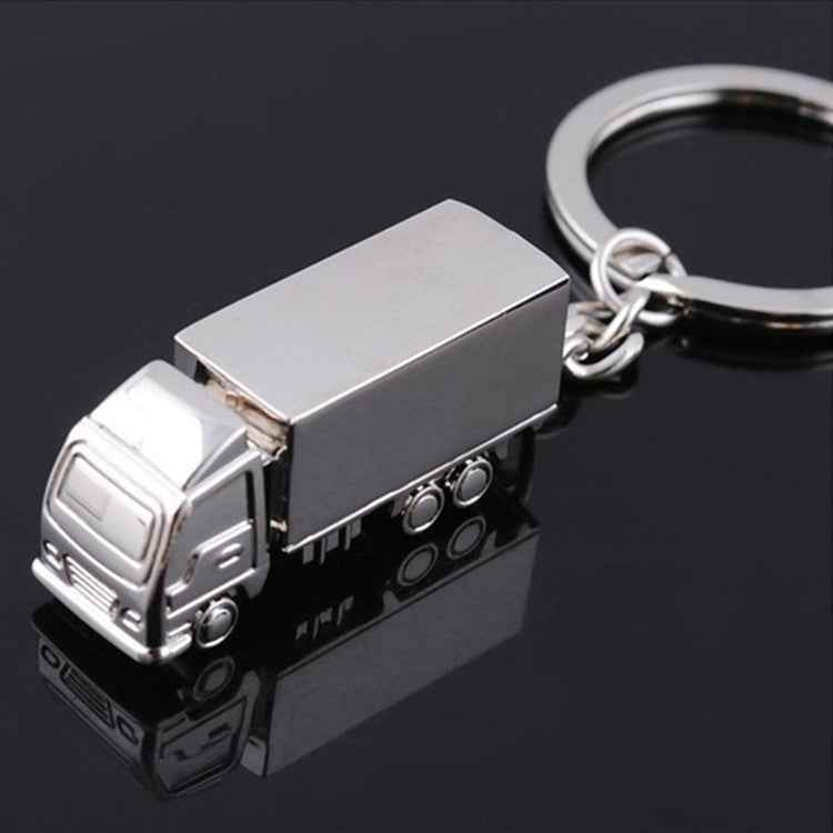 2 PCS Creative Keychain Metal Solid Van Gift Pendant