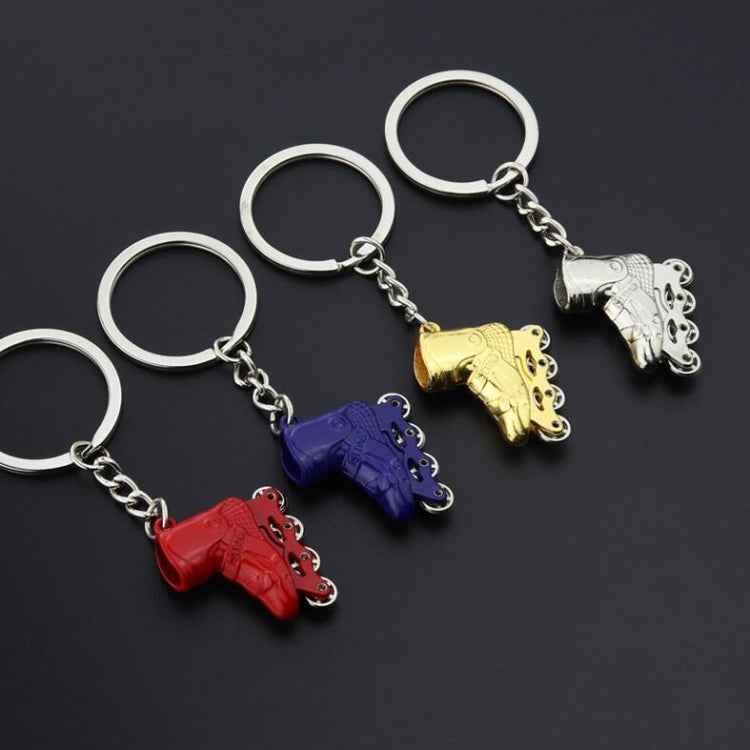 Creative Simulation Skates Keychain Personalized Pendant Gift, Skates Shape(Red), Skates Shape(Blue), Skates Shape(Gold, Skates Shape(Silver)