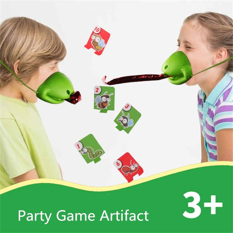 Tricky Props Lizard Tongue Snatch Interactive Sports Board Game Toys, Tricky Props Lizard Tongue